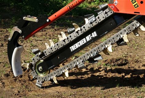 skid steer trencher eterra|Trencher Attachment .